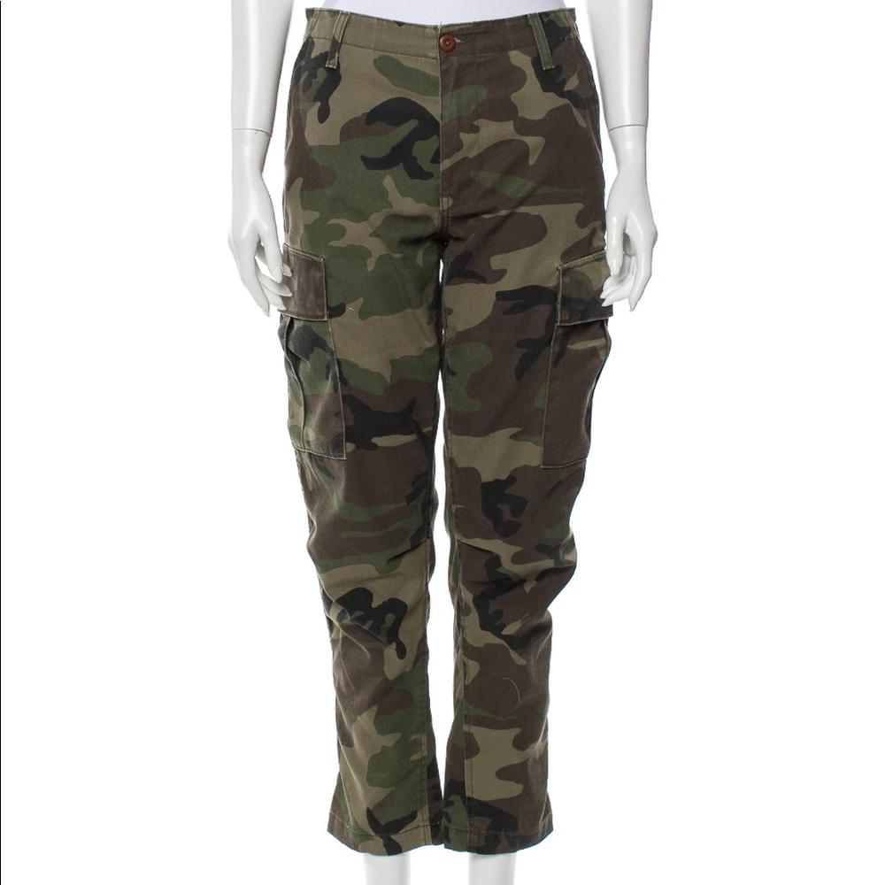 REDONE Mid-rise cargo pants